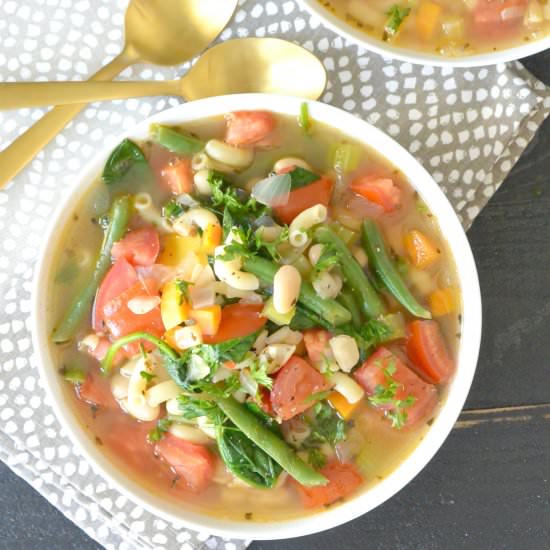 Vegan Minestrone Soup