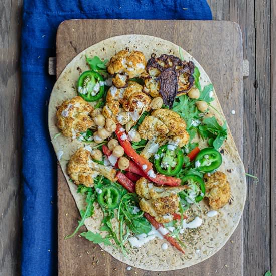 Mediterranean Vegan Wraps