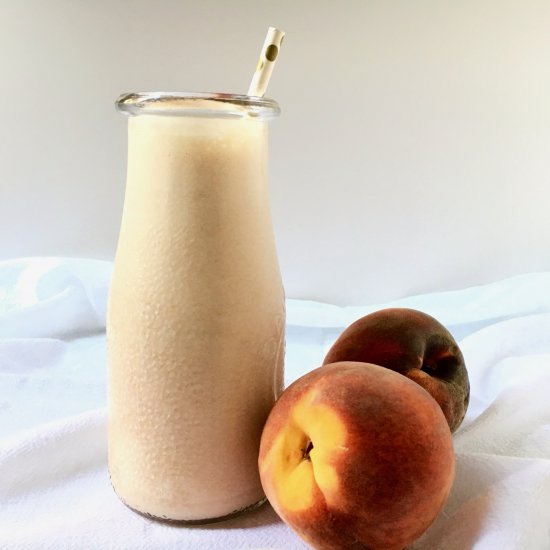 Peaches and Cream Protein Smoothie