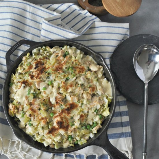 Cabbage Noodle Tuna Casserole