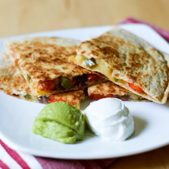 Roasted Veggie Quesadillas