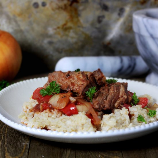 Easy Slow Cooker Italian Beef