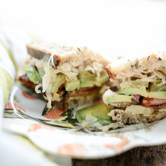 Tempeh Reuben Sandwich