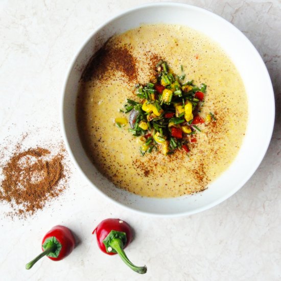 Sweet Corn & Cinnamon Soup