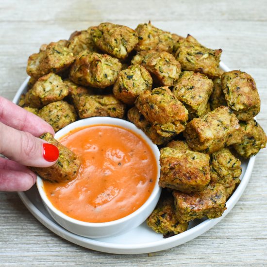 Cauliflower Zucchini Tater Tots