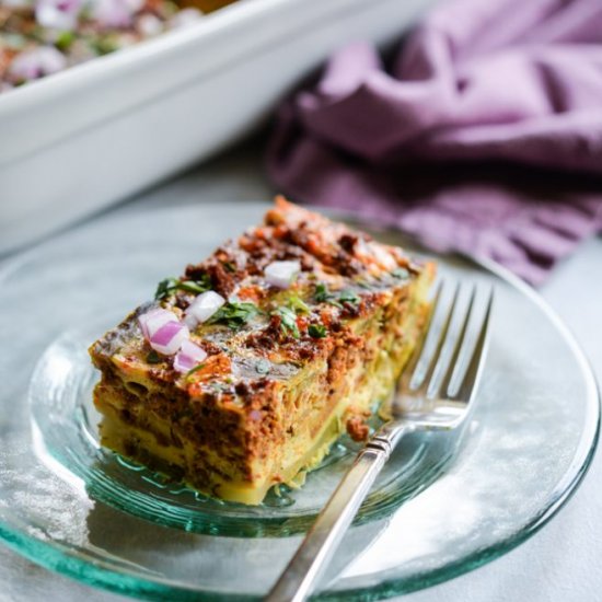 Chili Relleno Breakfast Casserole