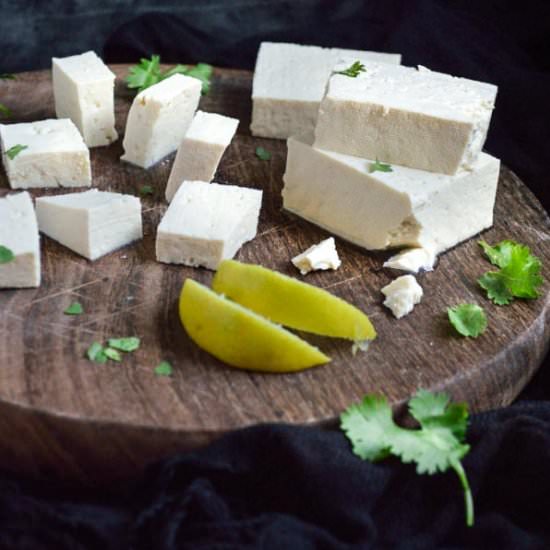 Homemade Tofu from Soy milk