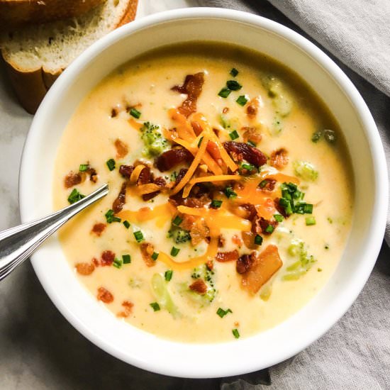 3-Cheese Broccoli Soup