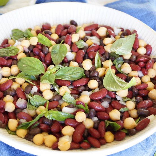 3 Bean Salad Recipe Plus Video