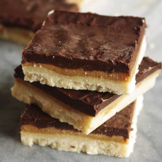 Paleo Millionaire’s Shortbread Bars