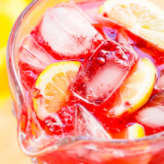 Sparkling Raspberry Lemonade