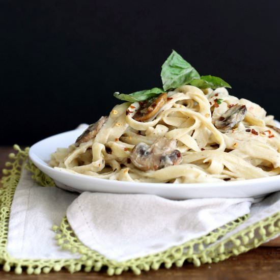 Vegan Fettuccine Alfredo