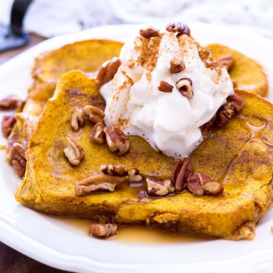 Baked Pumpkin French Toast