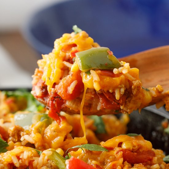 Unstuffed Peppers Skillet