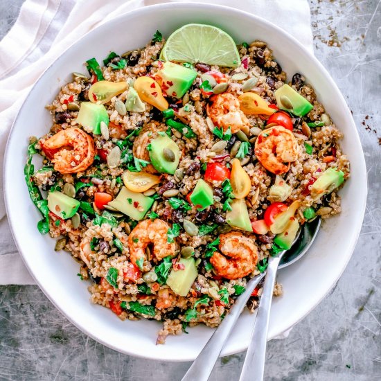 Shrimp Quinoa Salad