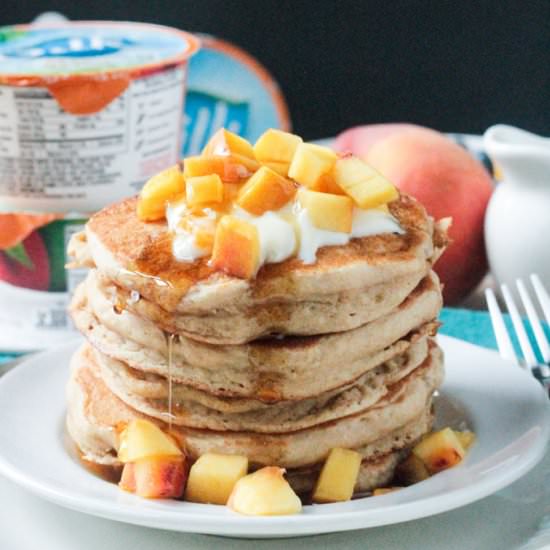 Peaches & Cream Pancakes