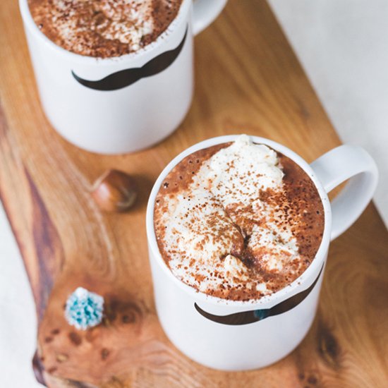 Cognac Hazelnut Hot Chocolate