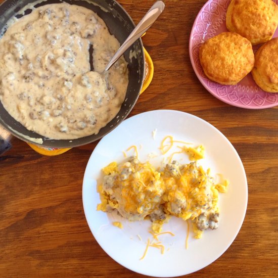 Sausage Gravy Breakfast