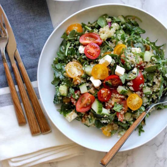 Quinoa Salad with Summer Veggies