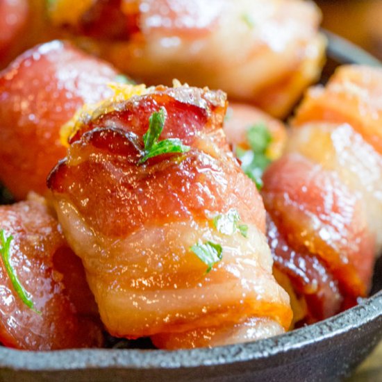 Bacon Wrapped Tater Tot Bombs