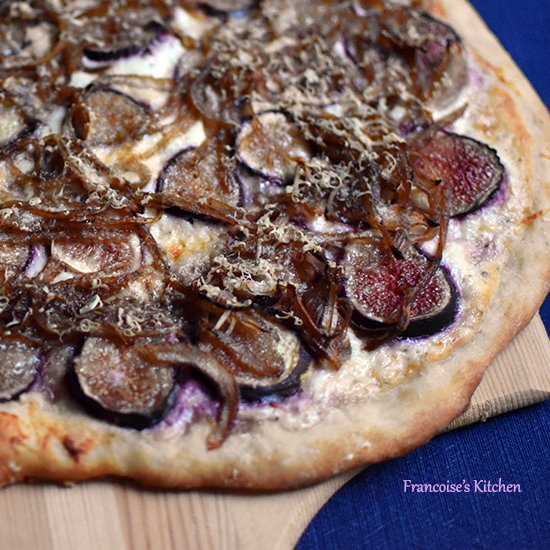 Fig Balsamic Onion Cheese Pizza