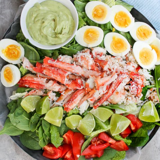 Grilled King Crab Salad