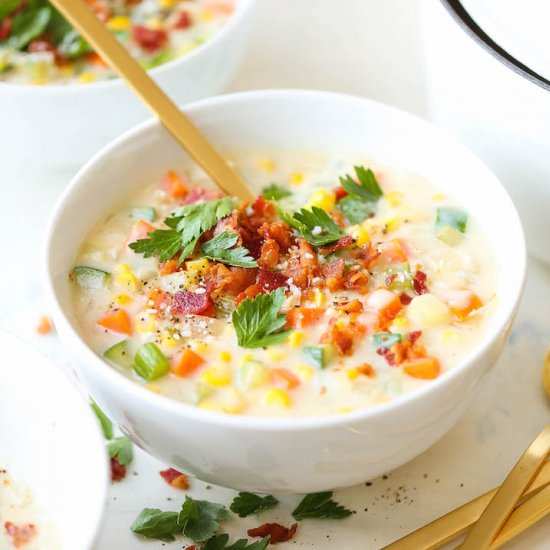 Zucchini Corn Chowder