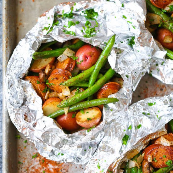 Sausage Potato Foil Packets