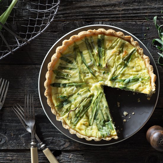 Goat Cheese Quiche