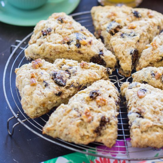 Walnut Fig Scones