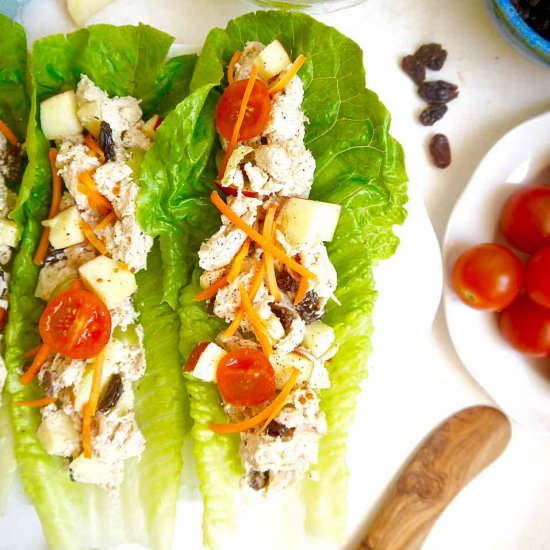 Rotisserie Chicken Salad Wraps