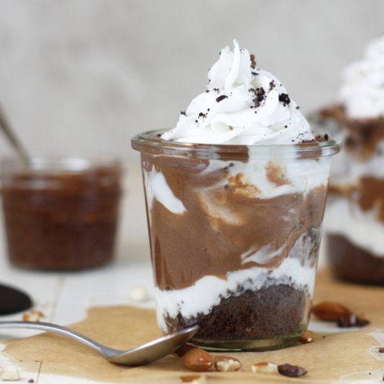 Vegan Baileys Chocolate Parfait