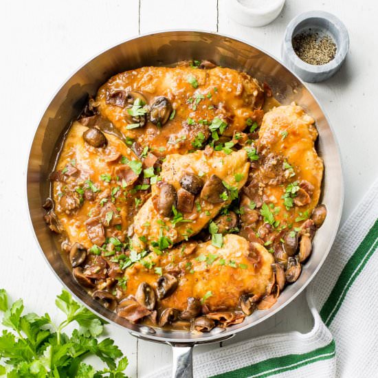 Classic Chicken Marsala