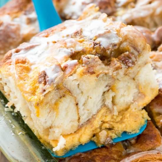 Pumpkin Monkey Bread French Toast