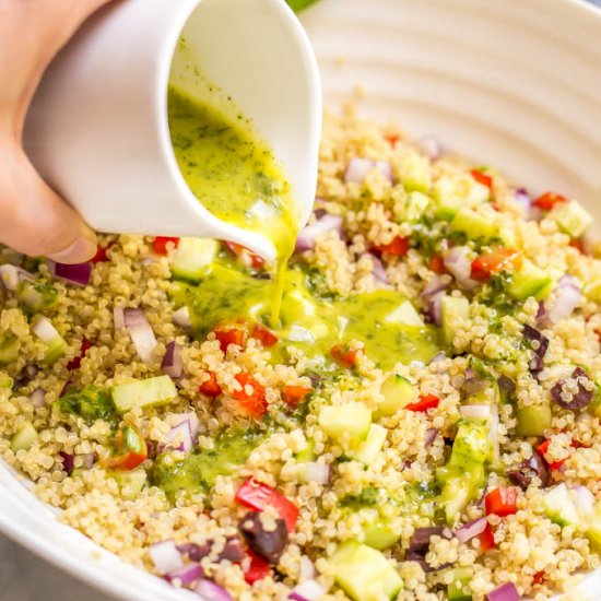 Mediterranean Quinoa Salad