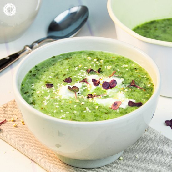 Cress Soup with Potatoes