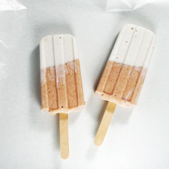 Paleo Rhubarb Coconut Popsicles