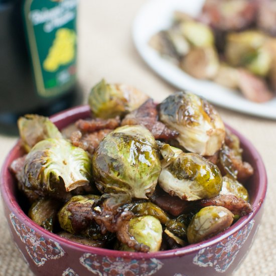 Roasted Balsamic Brussels Sprouts