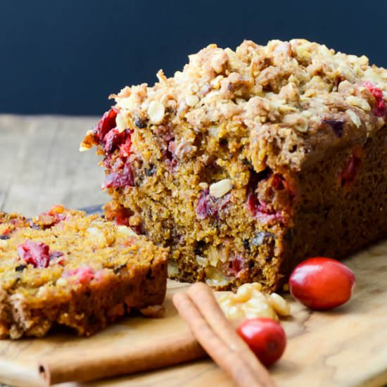 Cranberry Nut Pumpkin Loaves