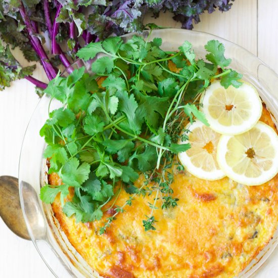 Cauliflower Breakfast Casserole