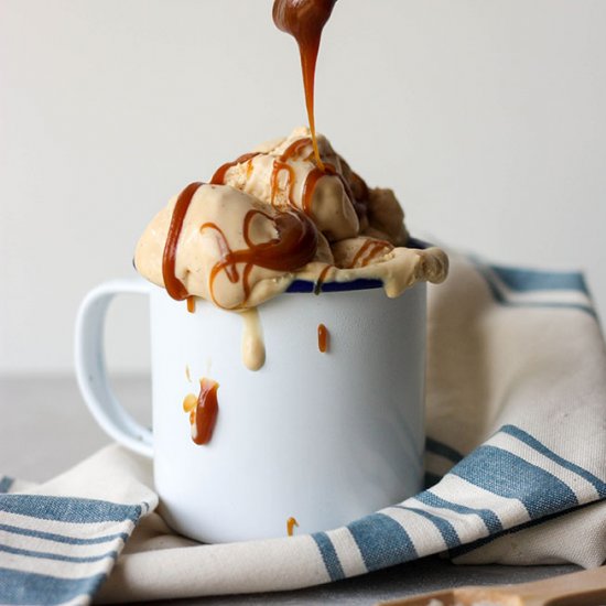 Salted Caramel Vanilla Ice Cream