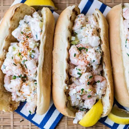 New England Style Shrimp Rolls