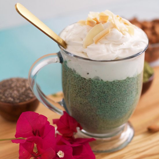 Matcha Latte Chia Pudding