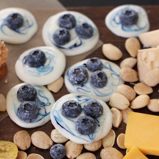 White Chocolate Blueberry Bites