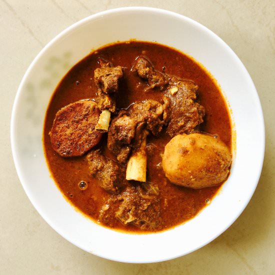 Mutton Curry with Potatoes