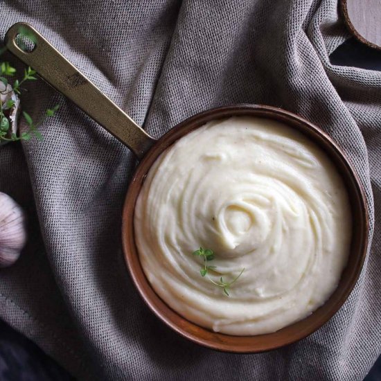 Creamy potato puree