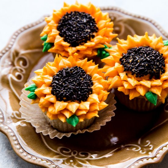 Sunflower Cupcakes