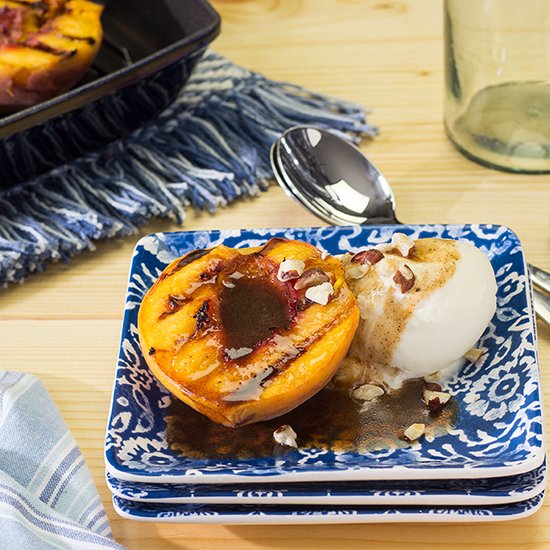 How To Pan Grill Peaches