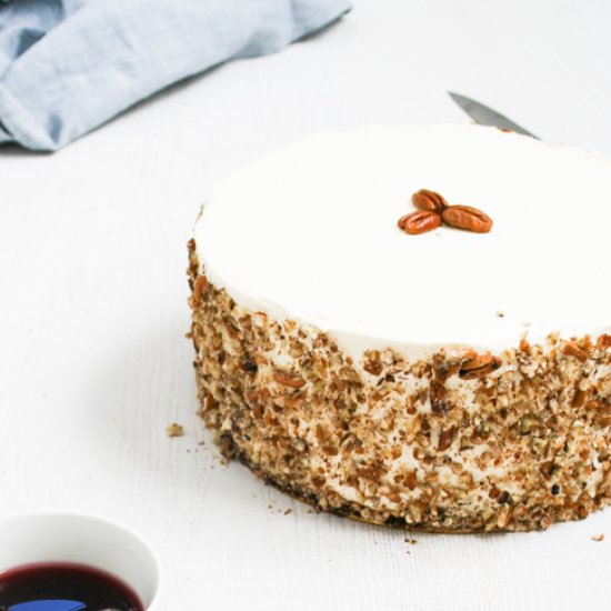 The Best Less Sugar Carrot Cake