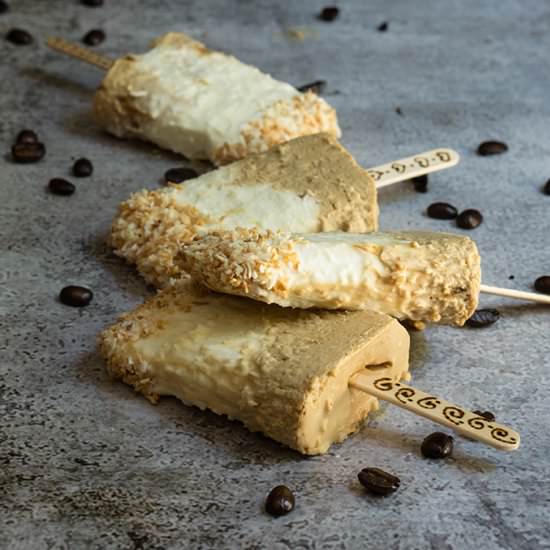 Coffee Coconut Fudgsicles